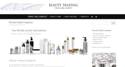 Desktop Screenshot of beauty-trading.com